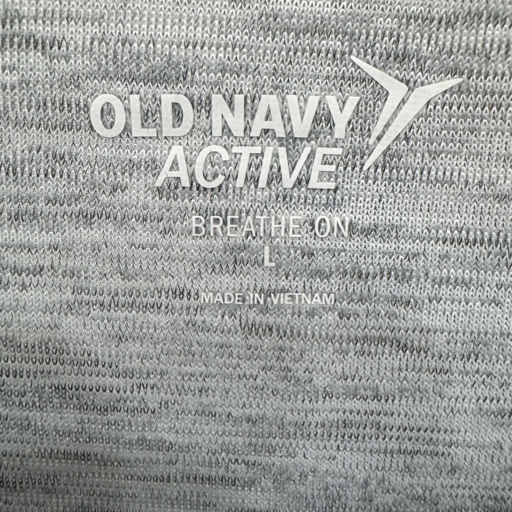 Old Navy Gray Long Sleeve Twist Front Tee - Picture 2 of 3